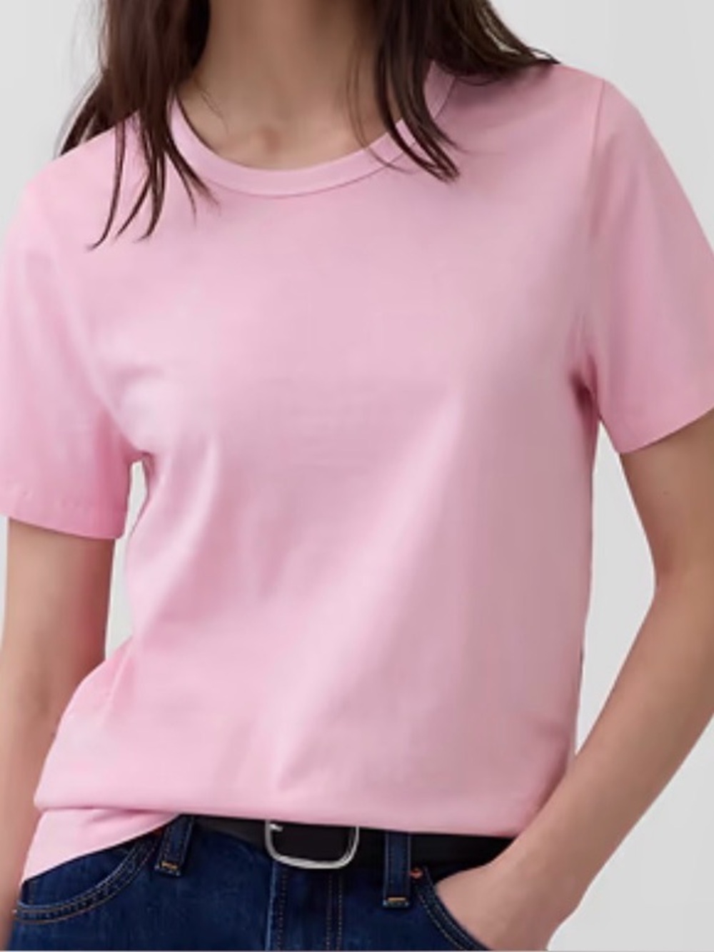NWT Gap Organic Cotton VintageSoft T-Shirt in Pink